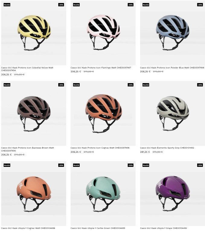 Caschi KASK scontati