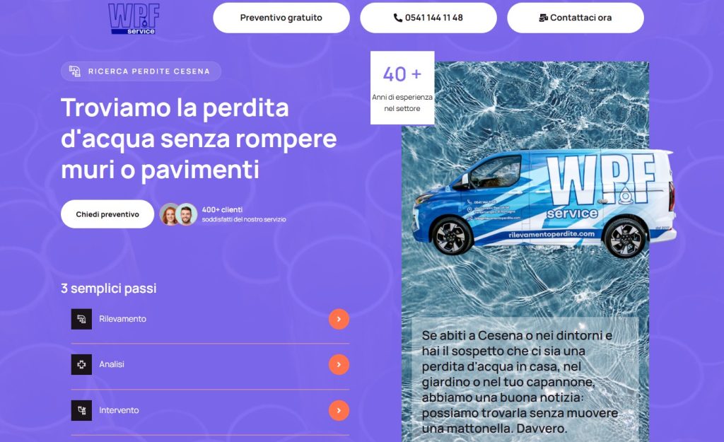Ricerca perdite Cesena