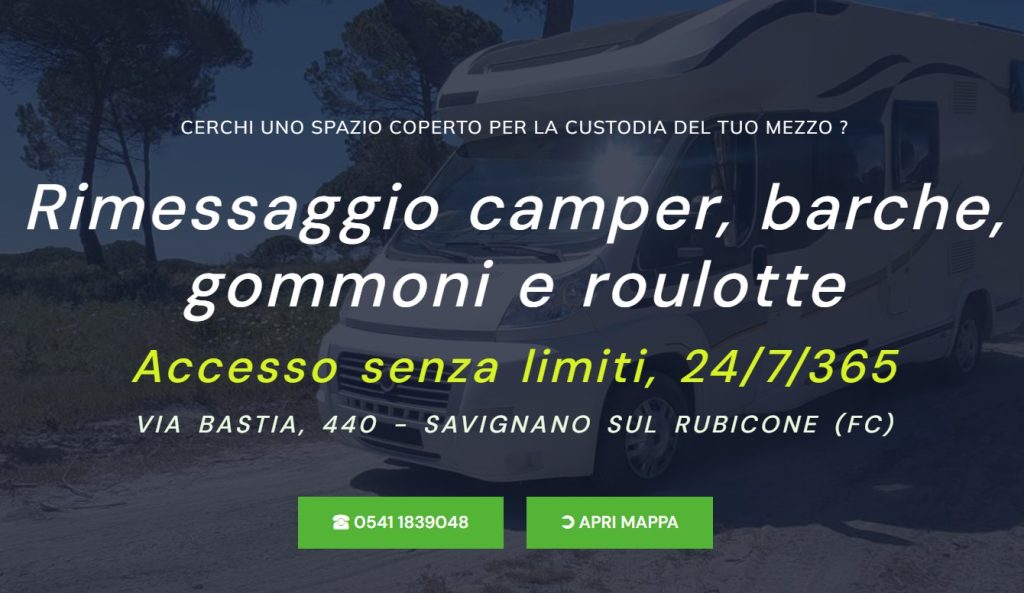 Rimessaggio camper