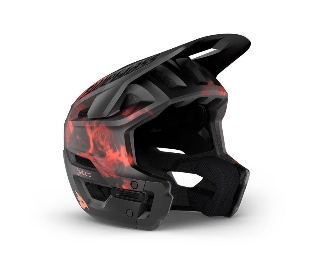 Casco bici Bluegrass Jetro Mips smoky coral opaco 3HG016 OR1