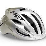 Casco bici MET Rivale Mips silver gray lucido 3HM132 GY1