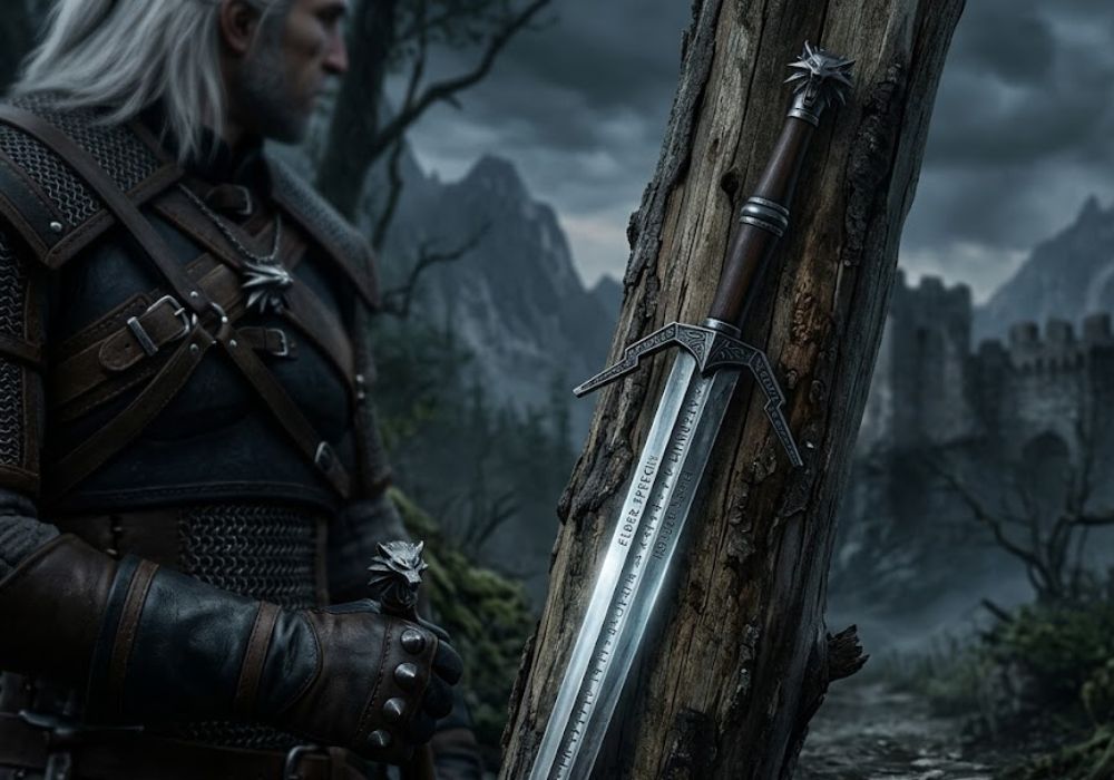 Spade da collezione The Witcher ecco dove trovare le repliche fedeli di Geralt