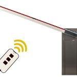 Barriera parcheggio a funzionamento solare