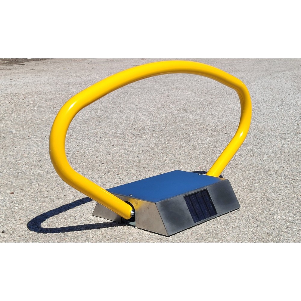 Dissuasore automatico per parcheggio a funzionamento solare