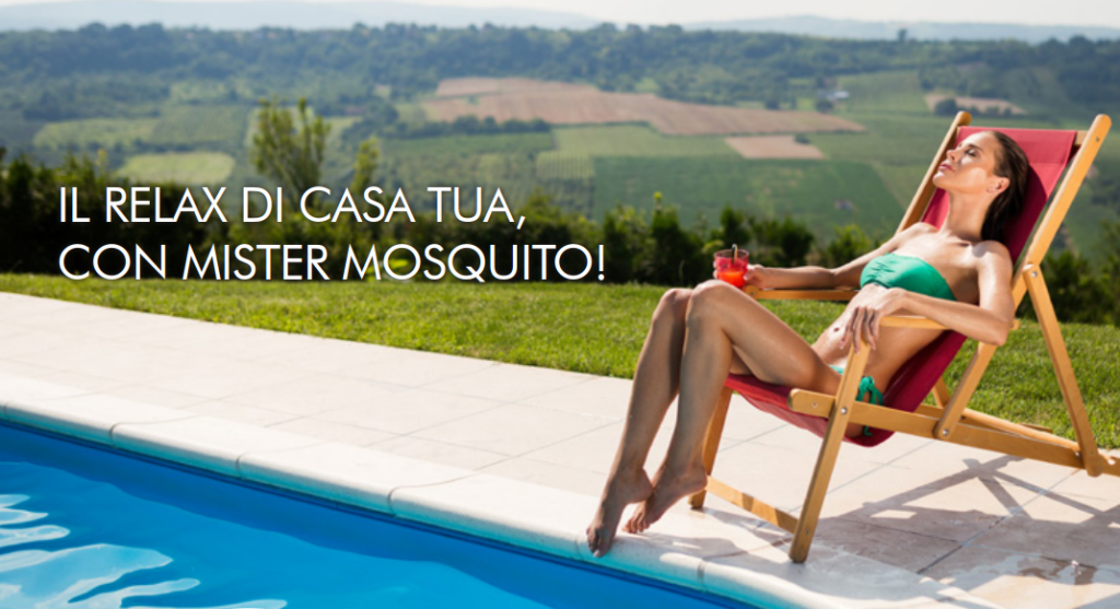 Impianto antizanzare giardiino Mister Mosquito