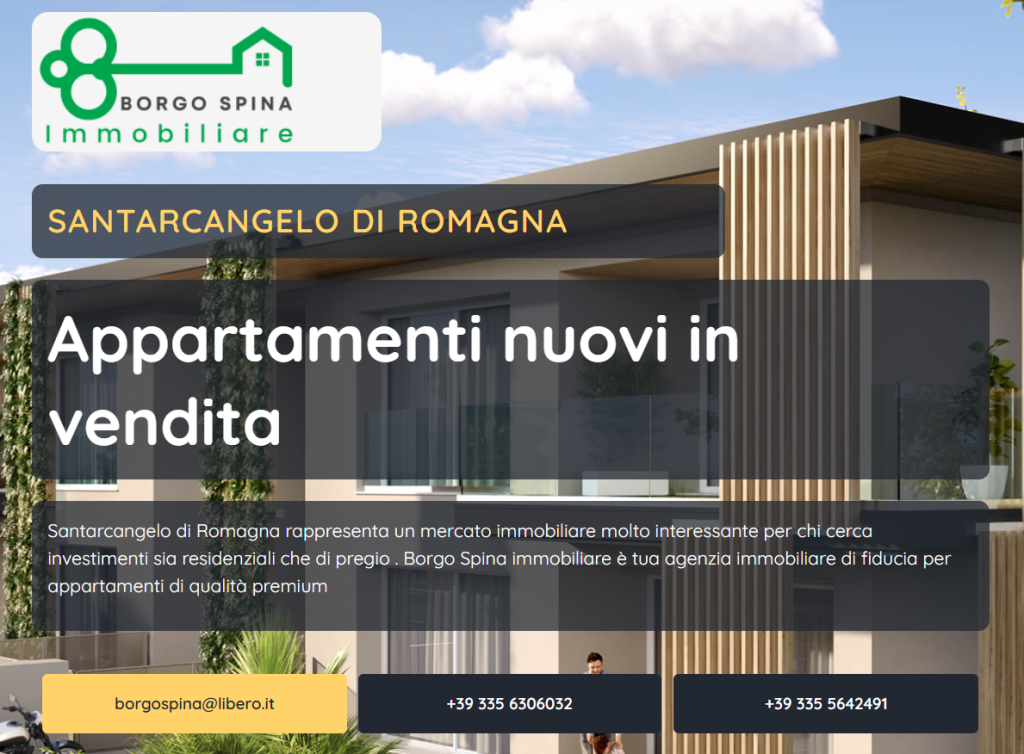 Nuove costruzioni in vendita a Santarcangelo di Romagna