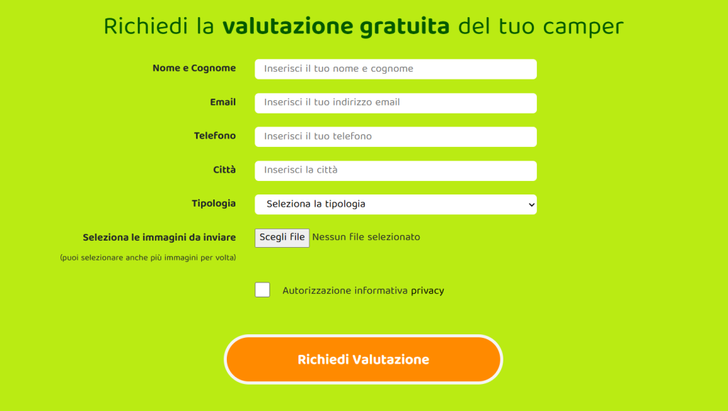 Se non usi molto camper e roulotte