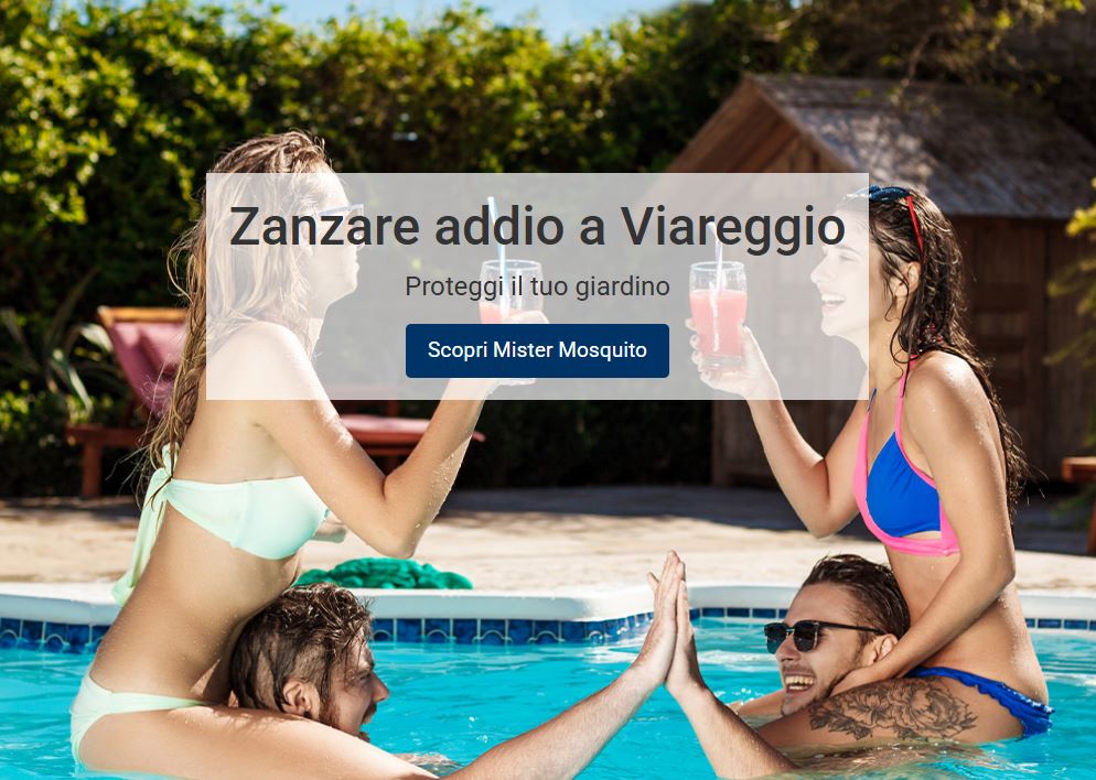 Sistemi antizanzare giardino Viareggio