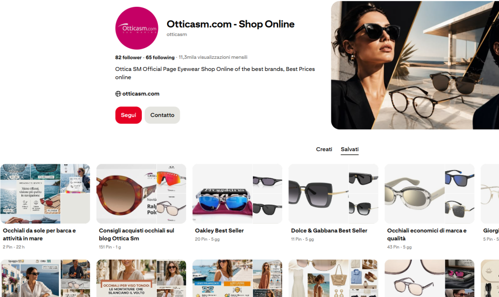 Consigli occhiali da vista e sole su Pinterest la guida online per scegliere la montatura
