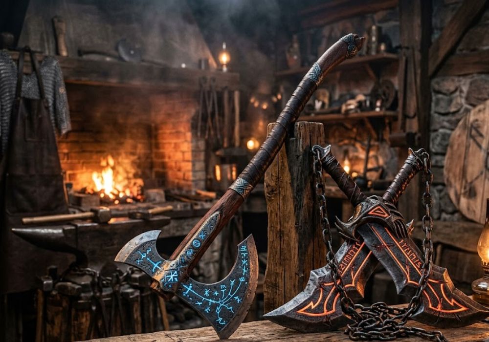Riproduzioni armi God of War ecco come riconoscere i modelli da collezione realistici