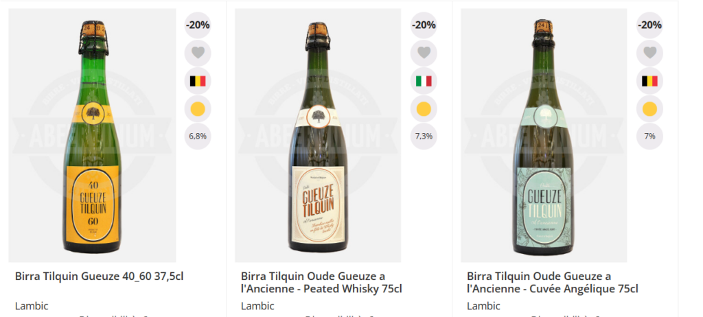 Birrificio Tilquin: scopri le nuove Oude Gueuze artigianali online