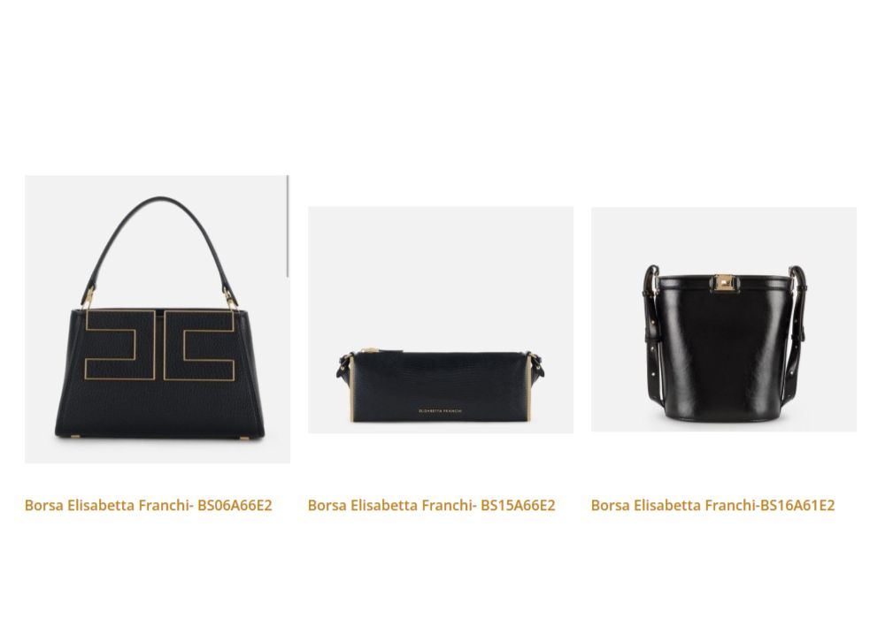Borse Elisabetta Franchi AI 202627 accessori e nuovi arrivi