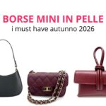 Borse mini in vera pelle le tendenze autunno 2026 più desiderate