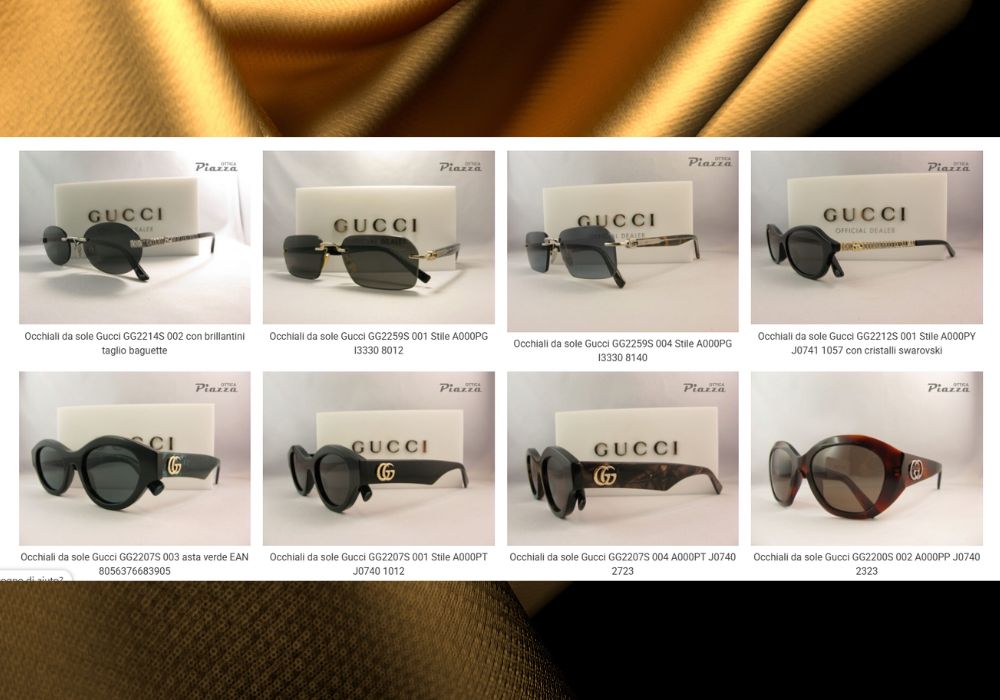 Occhiali da sole Gucci i nuovi modelli da donna e uomo a catalogo