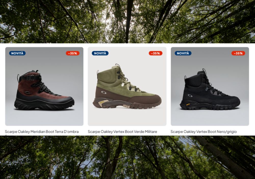 Stivali Oakley da trekking le calzature ideali per le uscite autunnali