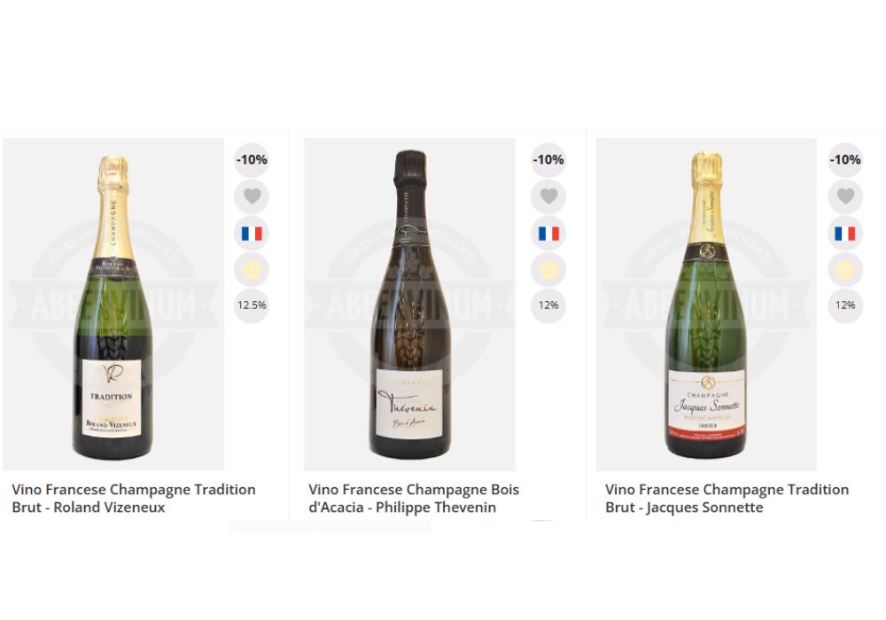 Vini francesi online la selezione di Champagne in offerta
