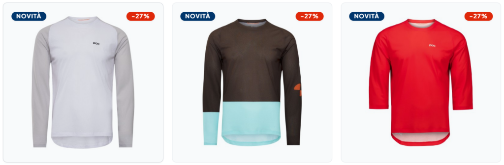 Maglie tecniche per lo sport