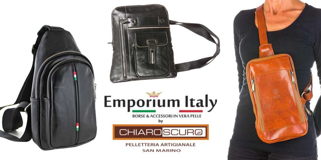 Mono spalla uomo zaini pelle made italy