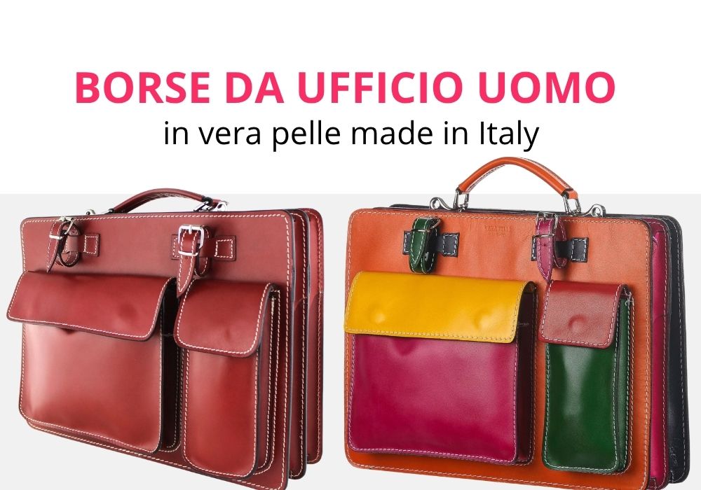 Borse da Ufficio Uomo in Pelle Cartelle, Borse da Medico, Zaini Business e Borse Tablet Agenda in Pelle Vera