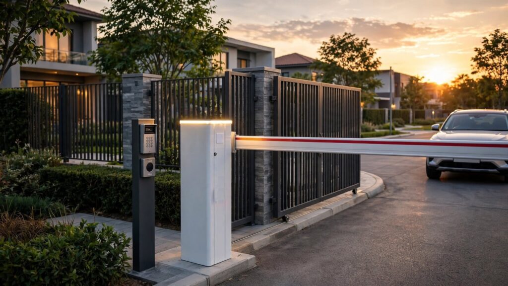 SB400 barriera stradale per aste fino a 6 metri con 2 radiocomandi compresi
